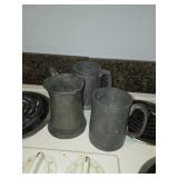 Lot of 3 - Pwer Pitcher and Cups