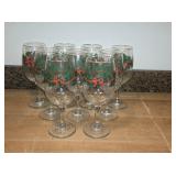 9 Christmas Glasses