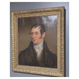 Oil Painting Man with Curl