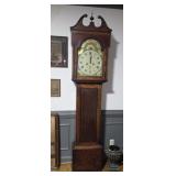 Grandfather Clock with Painted Pendulum