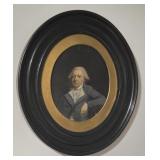 Oval Oil Painting on Board