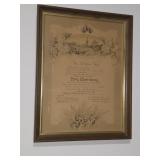 Marriage Certificate from 1934