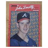 1990 Donruss MVP John Smoltz error card (#BC-12)