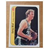1986 Fleer Basketball sticker #2 LARRY BIRD