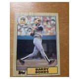 1987 Topps Barry Bonds Rookie Card
