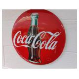 Round Coke Sign
