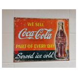 We Sell Coca-Cola Metal Sign