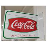 Pair of Over the Door Coke Signs