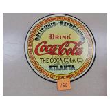 Drink Coca-Cola Round Metal Sign