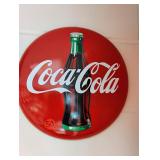 Round Coke Sign