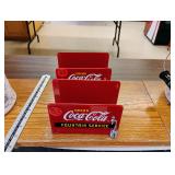 Pair Coke Napkin Holders