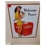 Coke Metal Sign