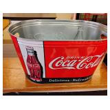 Coca-Cola Galvanized Metal Beverage Tub