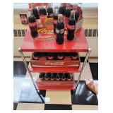 Metal Coke Stand with Bottles