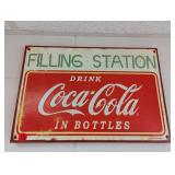 Filling Station Metal Sign