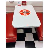 Retro Style Coca-Cola Diner Table & Booth Set