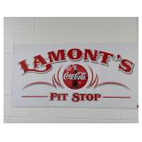 Lamont's Pit Stop Sign