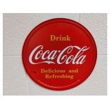 Drink Coke Round Sign