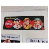 Go Refreshed Military Coke Sign