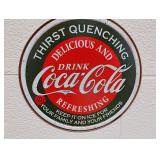 Round Coke Sign
