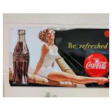 Be Refreshed Embossed Metal Sign
