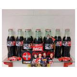Shelf of NASCAR Coke