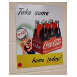 Metal Coke Sign