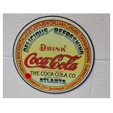 Round Coke Sign