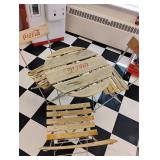 Wooden Coke Patio Table and Chairs