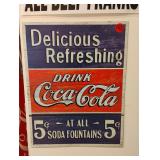 Coke Metal Sign