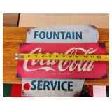 Coke Metal Sign