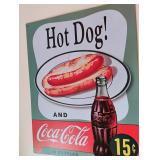 Coke Metal Sign