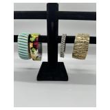 A Collection of Stretch and Rhinestone Bracelets