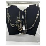 A Trio of Fashion Necklaces and a Bracelet