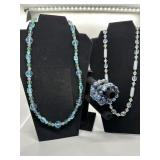 A Trio of Beaded Jewelry Items