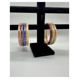 A Collection of Multi-Colored Translucent and Opaq