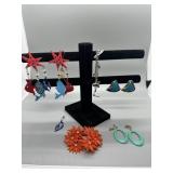 A Collection of Colorful Costume Jewelry