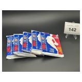 1989-90 NBA Hoops Wax Pack Lot of 5