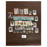 Baseball Mini Card, Sticker &  Cap Lot