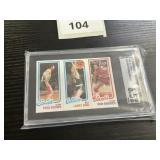 1980-81 TOPPS #165 LARRY BIRD/FRED BROWN/RON