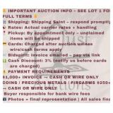 PLEASE READ-Important Auction Policies