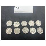 Roosevelt Dime Lot of 10