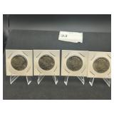 1964 Kennedy Half Dollar Lot of 4