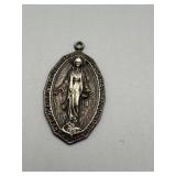 Vintage Miraculous Medal Sterling