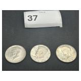 1966 Kennedy Half Dollar Lot of 3