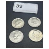 1968 Kennedy Half Dollar Lot of 4