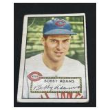 1952 Topps Bobby Adams Cincinnati Reds Baseball Ca
