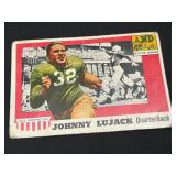1955 Topps All-American Johnny Lujack Football Car