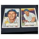 A Pair of 1952 Topps Baseball Cards, Solly Hemus N