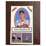 Atlanta Braves Team Issue Dale Murphy Autographed